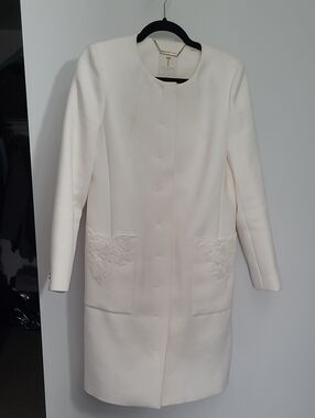 Ted Baker Embroidered Pocket Coat, Size 3